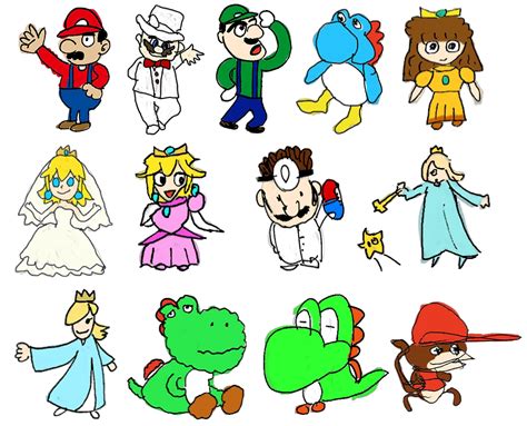 nintendo amiibo drawings